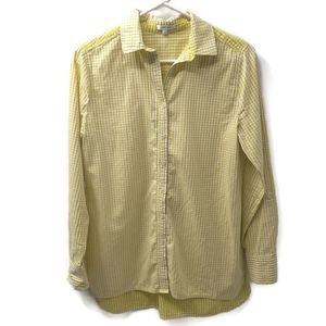 Tyler Boe gingham check button down shirt Small